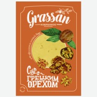 Сыр   Grassan   полутвердый с грецким орехом нарезка 50%, 150 г