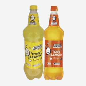 Напиток газированный TONY LEMONY Orange, Lemon 0,5л