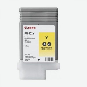 Картридж Canon PFI-102Y (0898B001) для Canon iPF510/605/610/650/655/750/760/765, желтый