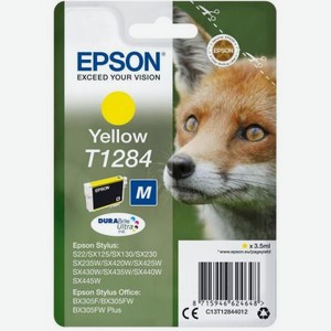 Картридж Epson T1284 (C13T12844012) для Epson S22/SX125, желтый