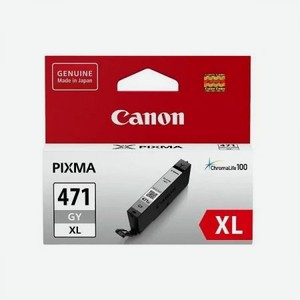 Картридж Canon CLI-471XLGY (0350C001) для Canon MG5740/MG6840/MG7740, серый