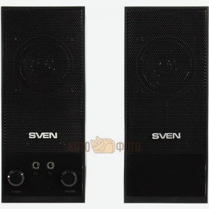 Колонки Sven SPS-604 2.0 черный 4Вт