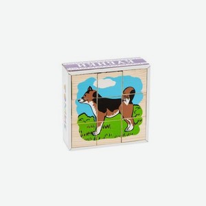 Кубики Томик 4444-3 Домашние животные (9 шт)