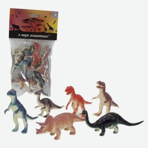 Набор фигурок 1TOY динозавры, 6 шт