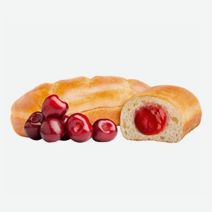 Булочка «Смак» Французская булочка бриошь с вишневой начинкой, 40 г