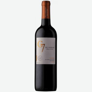 Вино G7 Carmenere красное сухое 13,5 % алк., Чили, 0,75 л