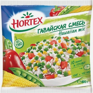 Смесь овощная замороженная Hortex Гавайская, 400 г