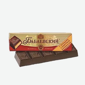 Шоколадный батончик «Бабаевский» с помадно-сливочной начинкой, г.Москва, «Бабаево», 50 г