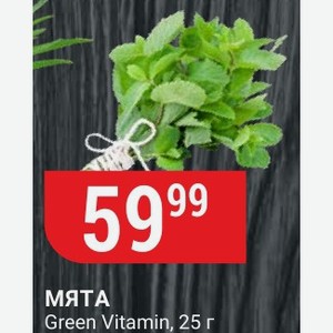 МЯТА Green Vitamin, 25 г