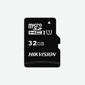 Карта памяти microsdhc UHS-I U1 Hikvision 32 ГБ, 92 МБ/с, Class 10, HS-TF-C1(STD)/32G/ZAZ01X00/OD, 1 шт., переходник без адаптера