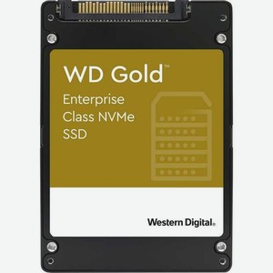 SSD накопитель WD Gold WDS384T1D0D 3.8ТБ, 2.5 , PCI-E 3.1 x4, NVMe, U.2 SFF-8639