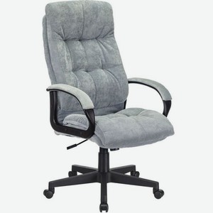 Кресло руководителя Бюрократ CH-824, на колесиках, ткань, серый [ch-824/lt-28]