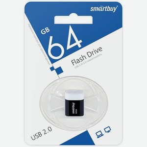 Флешка USB SMARTBUY Lara 64ГБ, USB2.0, черный [sb64gblara-k]