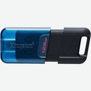 Флешка USB (Type-C) Kingston DataTraveler 80 M DT80M/128GB 128ГБ, USB3.2, черный
