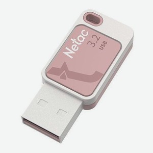 Флешка USB NETAC UA31 256ГБ, USB3.2, розовый [nt03ua31n-256g-32pk]