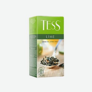 Чай <Тесс> лайм зеленый листовой 25пак Россия