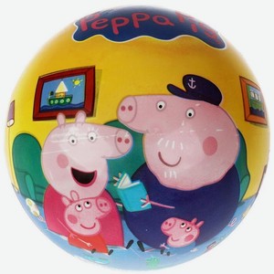 Мяч  Играем вместе  пвх 23 см Свинка Пеппа полноцвет, в сетке арт.FD-9(PEPPA) 324282