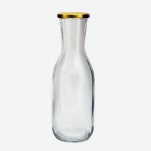 Бутыль стеклянная с крышкой 1л (BOT1000)