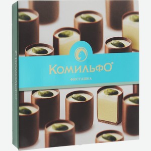 Набор конфет Комильфо шоколадные с фисташкой, 232 г
