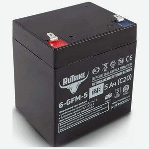 Тяговый аккумулятор Rutrike 6-GFM-5 12V5A/H C20
