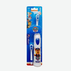 Детская зубная щетка Longa Vita FOR KIDS Paw Patrol с 2 насадками, 3+
