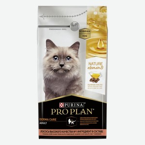 Purina Pro Plan nature Elements Красивая шерсть и здоровая кожа: для кошек, с высоким содержанием лосося (200 г)
