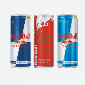 Энергетичекий напиток, Red Bull, 0,25л