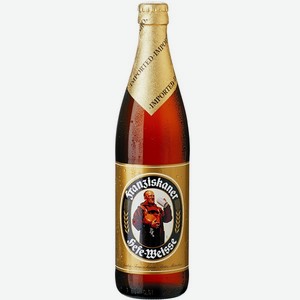 Пиво Францисканер Премиум Хефе-Вайсбир нефильтрованное пастеризованное 5% 0,45л стекло