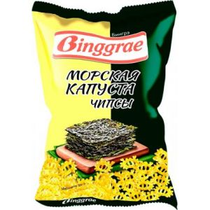 Чипсы Binggrae со вкусом Морская капуста 50г