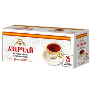 Чай черный Азерчай с ароматом бергамота 25пак