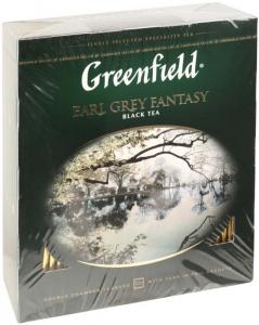Чай черный Greenfield Earl Grey Fantasy 100пак