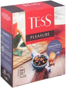 Чай черный Tess Pleasure фруктовый 100пак