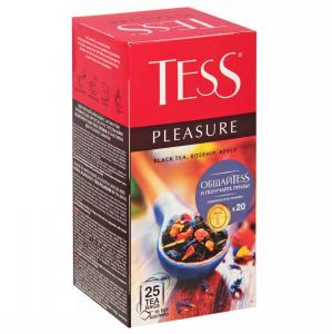 Чай черный Tess Pleasure с шиповником и яблоком 25пак*1.5г 37.5г