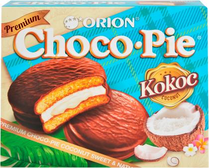 Печенье Choco Pie бисквитное с кокосом 360г
