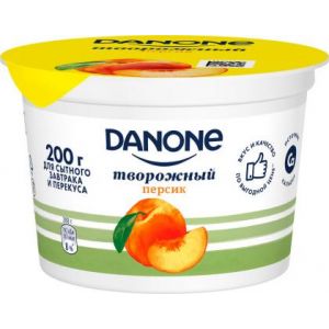 Продукт творожный Danone с персиком 1.9% 200г