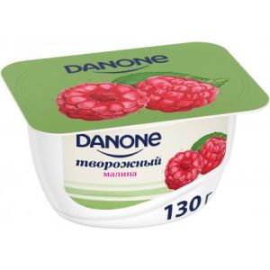 Продукт творожный Danone малина 3.6% 130г