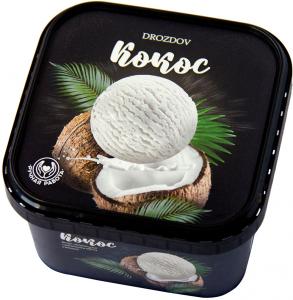 Десерт Drozdov с кокосом и молоком замороженный 10% 400г