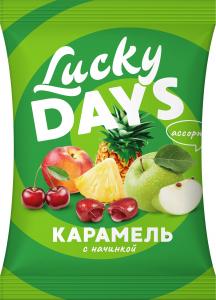 Карамель Lucky Days с фруктовой начинкой 250г