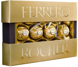Конфеты Ferrero Rocher хрустящие из молочного шоколада 125г