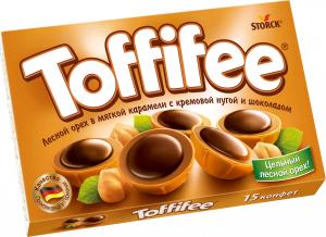 Конфеты Toffifee Лесной орех в карамели 125г