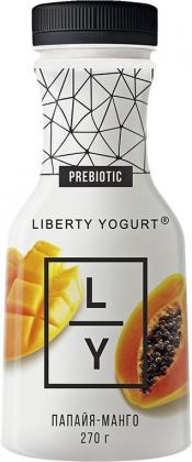 Йогурт питьевой Liberty Yogurt Папайя манго 1.5% 270мл