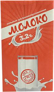 Молоко Славянский МСЗ ультрапастеризованное 3.2% 1л