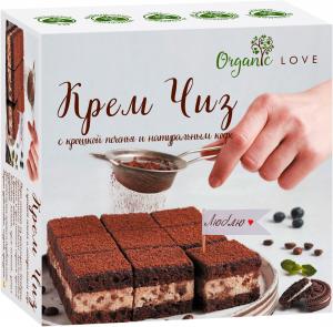 Торт Organic Love Крем Чиз c крошками печенья и натуральным кофе 500г