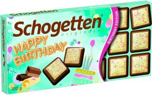 Шоколад Schogetten Happy Birthday молочный 100г