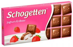 Шоколад Schogetten Клубничный йогурт 100г