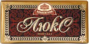 Шоколад Бабаевский Темный Люкс 100г