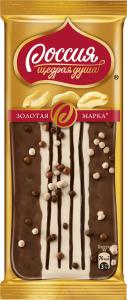 Шоколад Россия - щедрая душа Молочный Дуэт в молочном 85г
