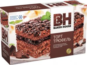 Торт Baker House Трюфель шоколадный 350г