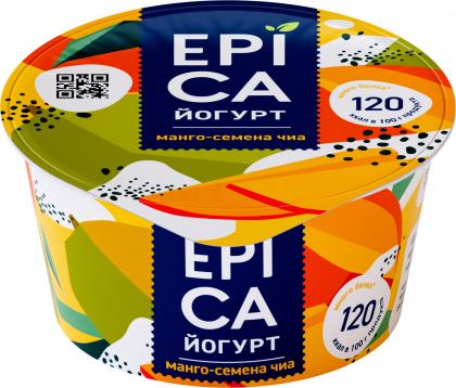 Йогурт Epica Манго Семена чиа 5% 130г