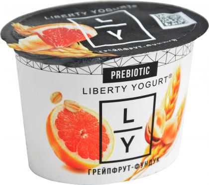 Йогурт Liberty грейпфррут фундук кинза овес 3.5%/5% 130г в ассортименте